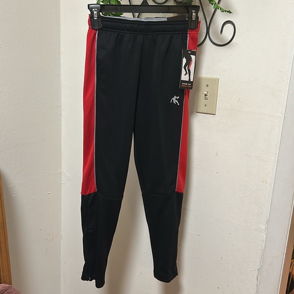 NWT AND 1 Boys Black & Red Jogging Set. Reversible Pullover Hoodie and Joggers. - Picture 7 of 9